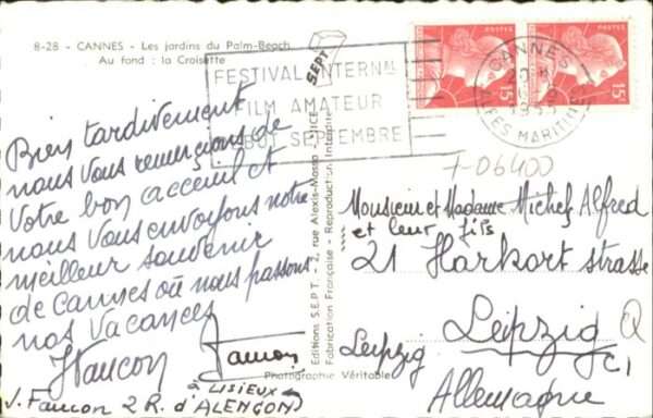 Cannes Alpes-Maritimes Cannes Jardin Palm-Beach Croisette – Bild 2