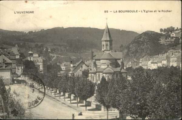 La Bourboule Eglise Kirche Rocher