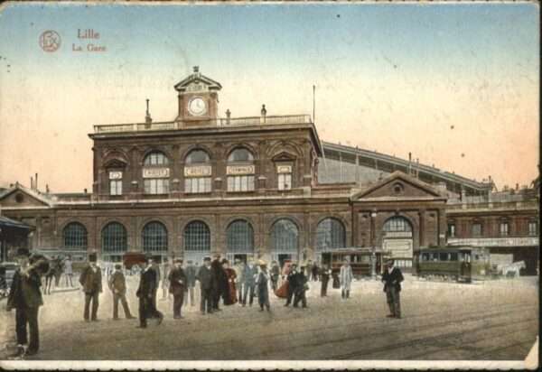 Lille Nord Lille Gare Bahnhof Strassenbahn