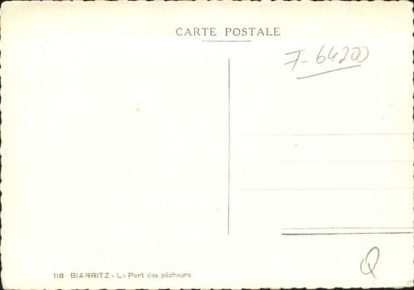Biarritz Pyrenees Atlantiques Biarritz Port Pecheurs – Bild 2