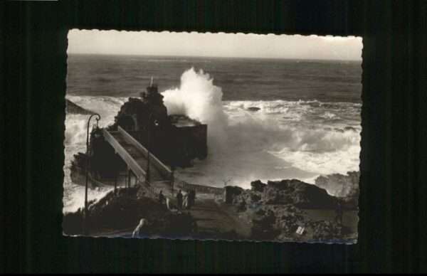 Biarritz Pyrenees Atlantiques Biarritz Rocher Vierge