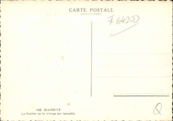 Biarritz Pyrenees Atlantiques Biarritz Rocher Vierge – Bild 2