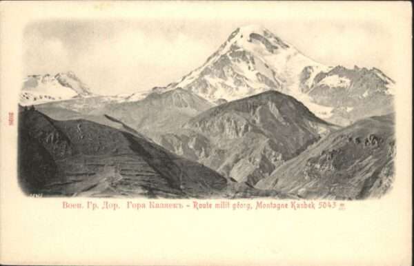 Kasbek Montagne Route Miltiaire Georg