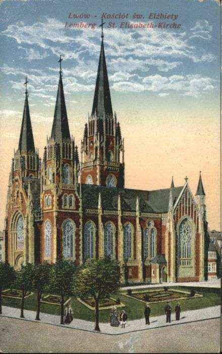 Lemberg Lwow Lviv St. Elisabeth-Kirche
