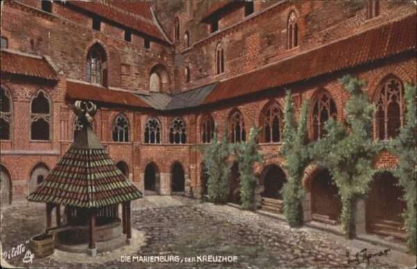 Marienburg Westpreussen Marienburg Kreuzhof Künstler Paul Thoma
