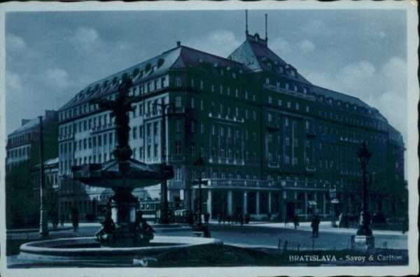 Bratislava Pressburg Pozsony Bratislava Savoy Carlton Hotel