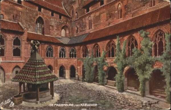 Marienburg Westpreussen Marienburg Kreuzhof Künstler Paul Thoma