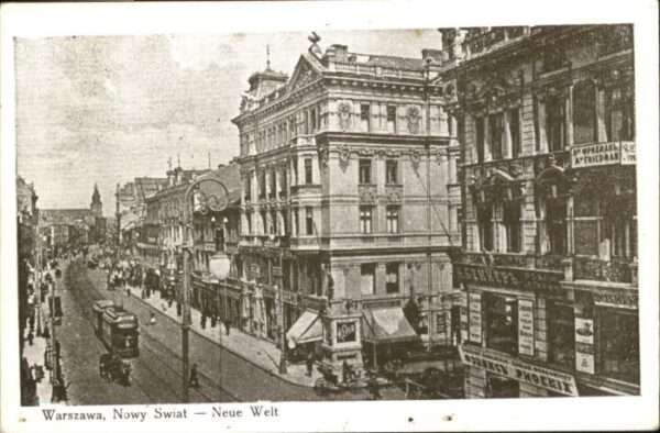 Warszawa Warschau Neue Welt Strassenbahn