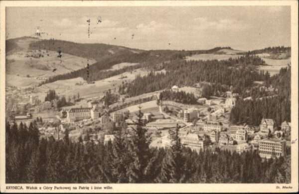 Krynica-Zdroj Krynica Karte von ca. 1920