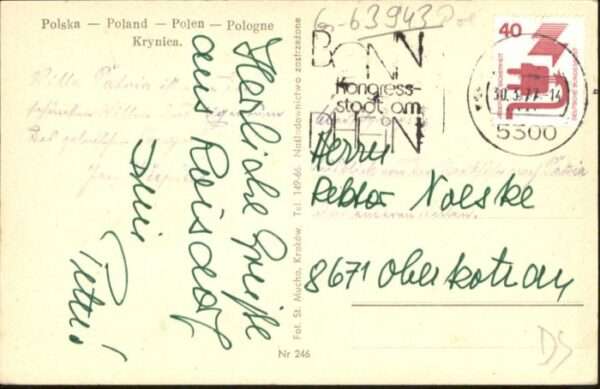 Krynica-Zdroj Krynica Karte von ca. 1920 – Bild 2