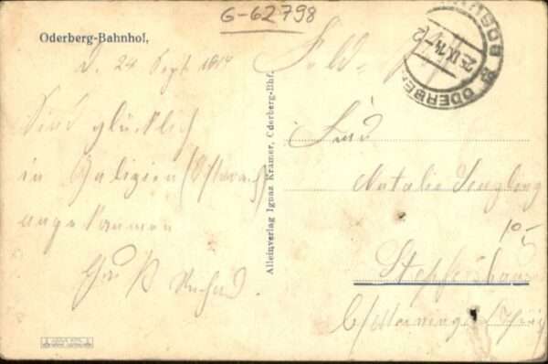 Oderberg Bohumin Czechia Oderberg Bahnhof – Bild 2