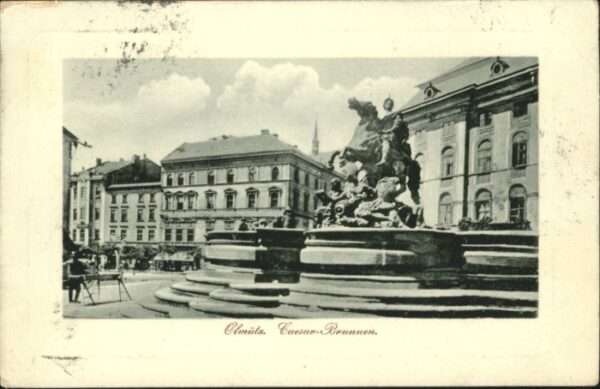 Olmuetz Olomouc Olmütz Caesar Brunnen