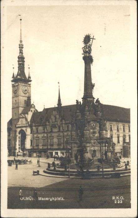 Olmuetz Olomouc Olmütz Masarykplatz