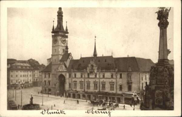 Olmuetz Olomouc Olmütz [handschriftlich] Oberrring