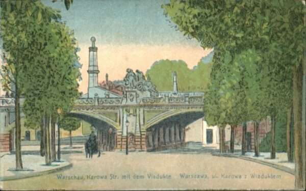 Warschau Masowien Warschau Warszawa Karowa Strasse Viaduk