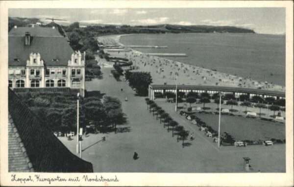 Zoppot Sopot Zoppot Kurgarten Strand