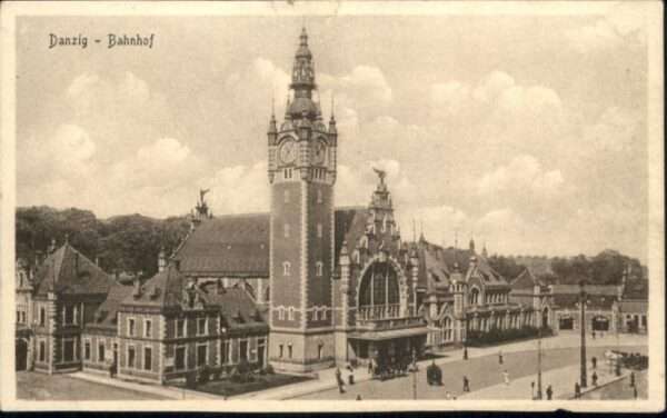 Danzig Westpreussen Danzig Bahnhof
