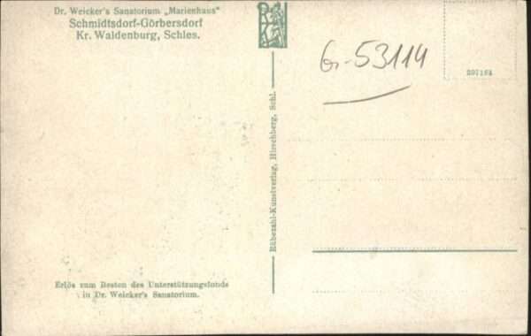 Goerbersdorf Schlesien Schmidtsdorf-Görbersdorf Schlesien Krei – Bild 2