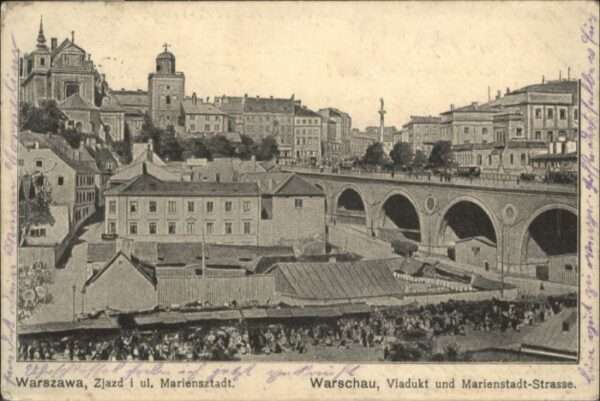 Warschau Masowien Warschau Warszawa Viadukt Marienstadt-S