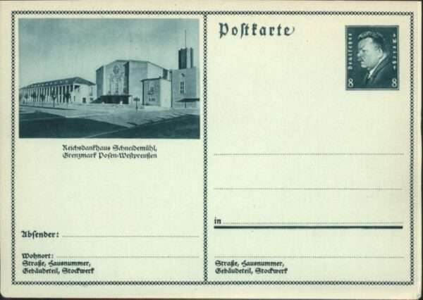 Schneidemuehl eichsdankhaus Posen Westpreussen