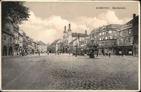 Komotau Marktplatz Zahntechniker