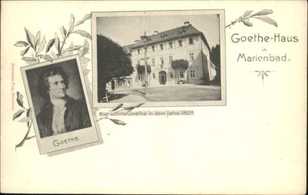 Marienbad Tschechien Boehmen Marienbad Goethe Haus