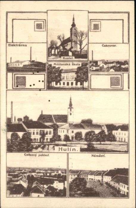 Hulin Elektrarna Kostel Namesti Cukrovar Skol