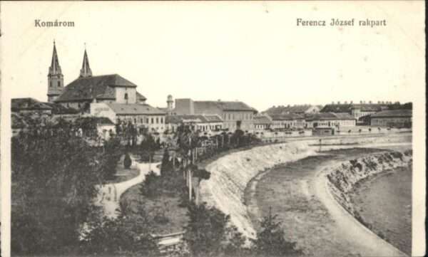 Komarom Komarno Slovakia Komarom Ferencz Jozsef Rakpart