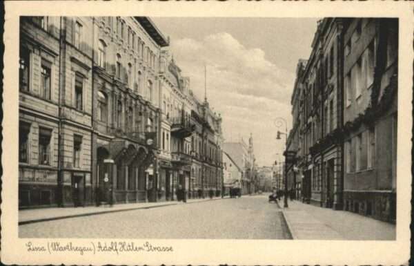 Lissa Wartheland Lissa Warthegau A. H. Strasse