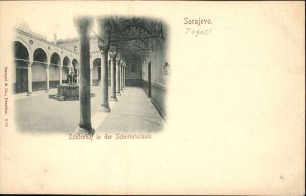 Sarajevo Säulenhof Scheriatschule
