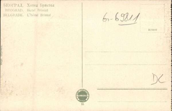 Beograd Belgrad Belgrade Hotel Bristol – Bild 2