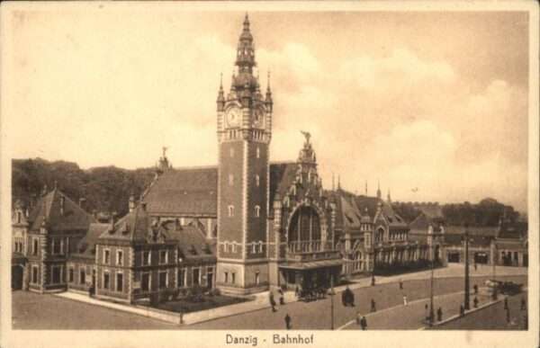 Danzig Westpreussen Danzig Bahnhof