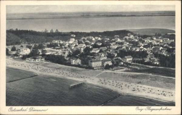 Dievenow Pommern Dievenow Ostseebad Fliegeraufnahme