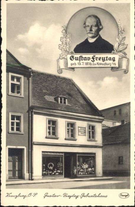 Kreuzburg Oberschlesien Gustav Freytag Geburtshaus