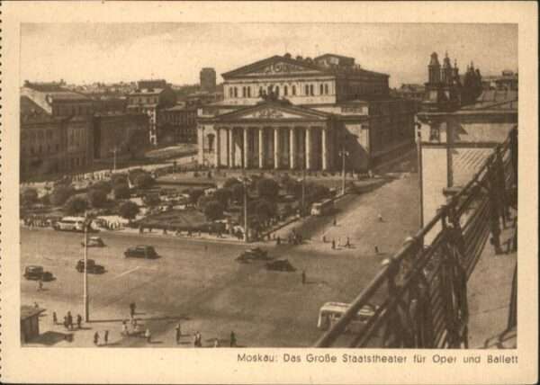 MOSCOW  Moskau Moscou RU Moskau Theater Leipziger Frühjahrsmesse