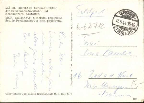 Maehrisch-Ostrau Ostrava Mährisch-Ostrau Mor. Ostrava Generaldir – Bild 2