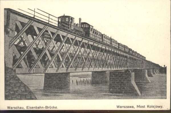 Warschau Masowien Warschau Warszawa Eisenbahn Brücke