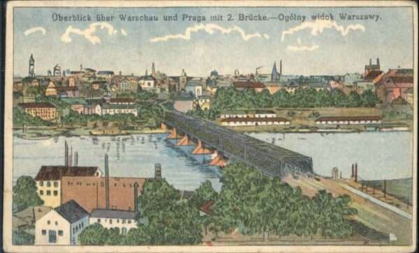 Warschau Masowien Warschau Warszawa Prage Brücke