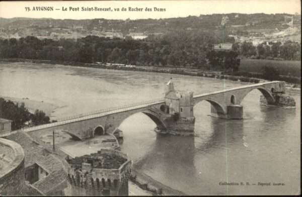 Avignon Vaucluse Avignon Pont Saint-Benezet Rocher Dom
