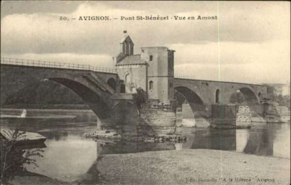Avignon Vaucluse Avignon Pont St. Benezet Amont
