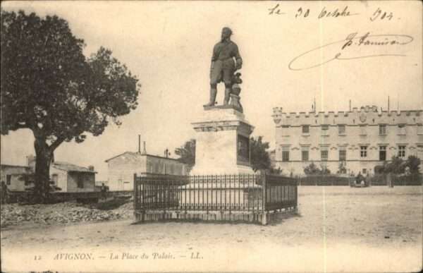 Avignon Vaucluse Avignon Place Palais