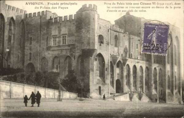Avignon Vaucluse Avignon Palais Papes Porte