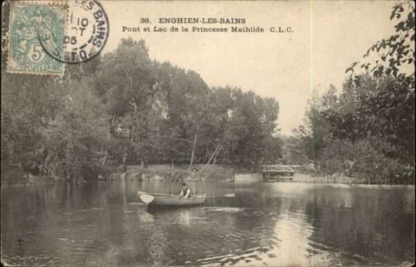 Enghien-les-Bains Pont Lac Princesse Mathilde