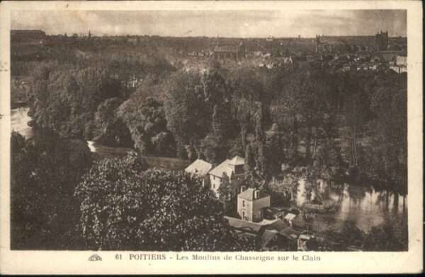 Poitiers 86 Poitiers Moulin Chasseigne Clain