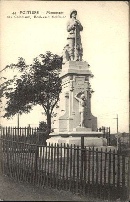 Poitiers 86 Poitiers Monument Coloniaux Boulevard S