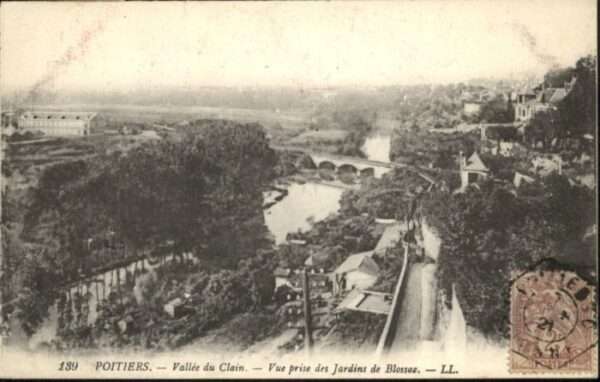 Poitiers 86 Poitiers Vallee Clain Jardin Blossac