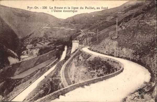 Paillat Pyrenees Route Ligne Paillat Usine Elec