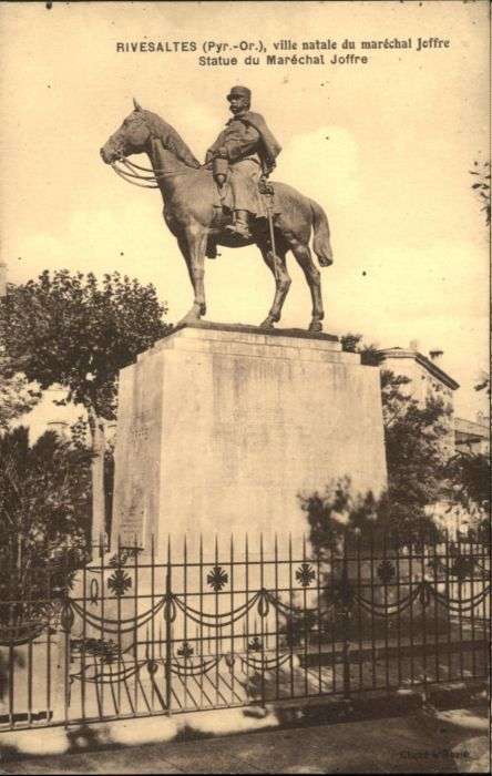 Rivesaltes Statue Marechal Joffre