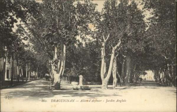 Draguignan Allee d_Azemar Jardin Anglais