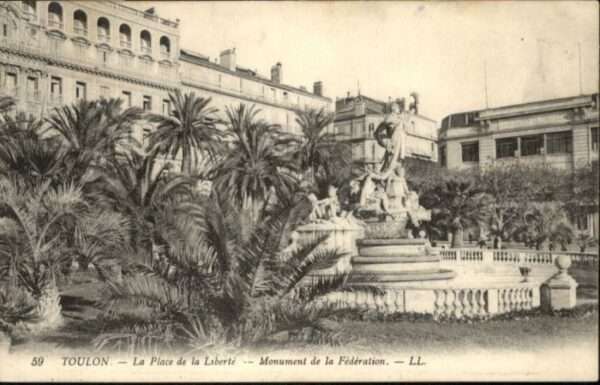 Toulon Var Toulon Place Liberte Monument Federatio